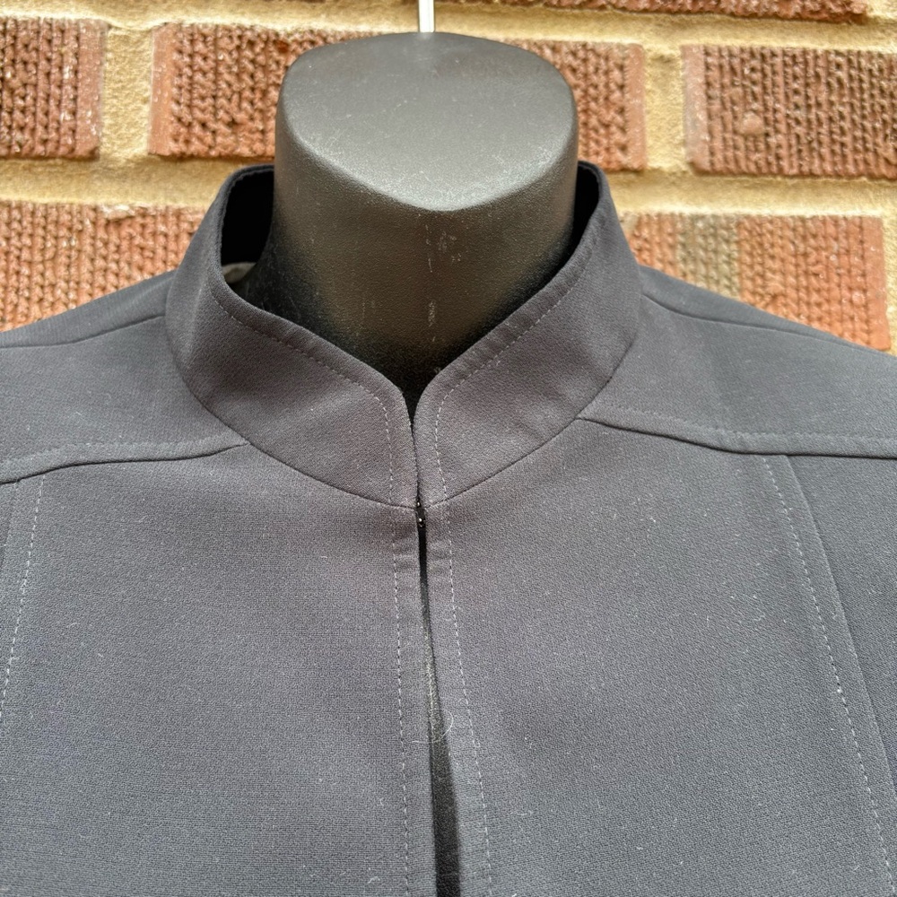 Tahari ASL Black Military Style Jacket Blazer Size 8 - Picture 3 of 7